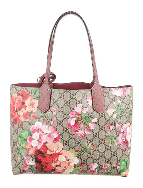 gucci floral reversible tote|gucci handbags reversible.